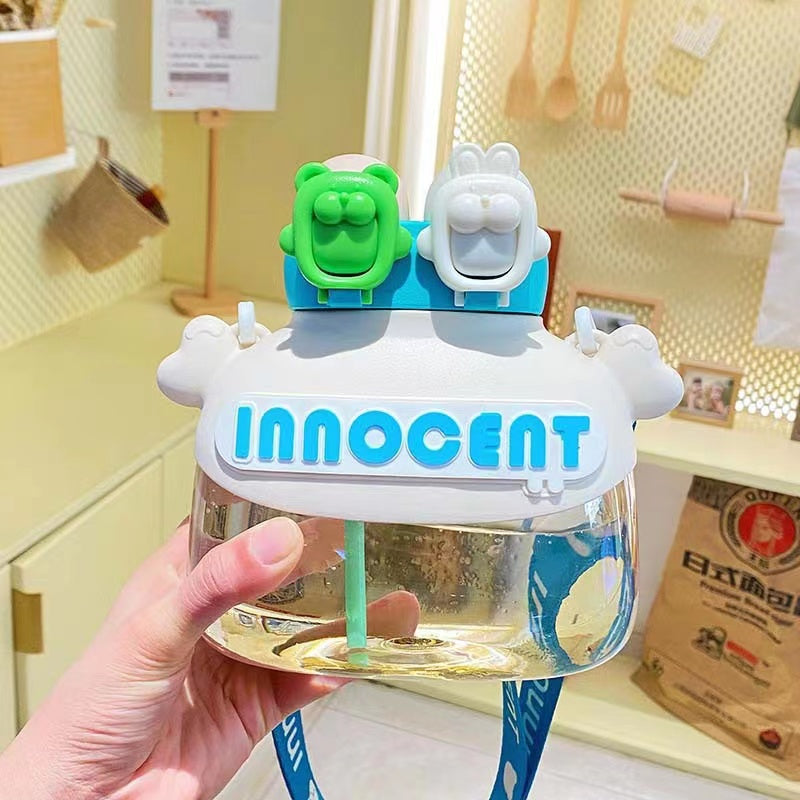 Innocent Double-Compartment Water Bottle with Cute Characters