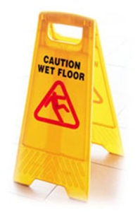 Plastic yellow Folding slippery hazard Warning safety Caution signage Wet Floor Sign board