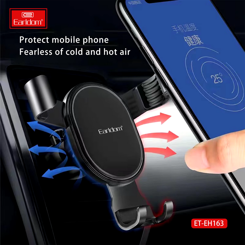 Earldom Gravity Automatic Car Holder - Hands-Free Driving Made Easy