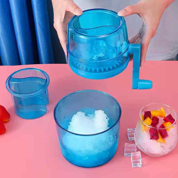 Enjoy Fluffy Shaved Ice at Home with the SALA Manual Ice Crusher