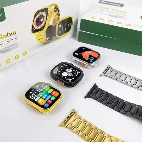 Smartbarry G9 Noble Gold Ultra Smart Watch - Luxury Meets Performance