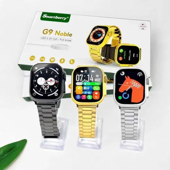 Smartbarry G9 Noble Gold Ultra Smart Watch - Luxury Meets Performance