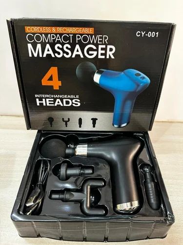 Fascial gun Cy-001 Rechargeable Small Facial Gun Deep Tissue Massage Gun With 6 Speed Setting Portable Electric Handheld Massager For Back Neck Pain Relief Massager