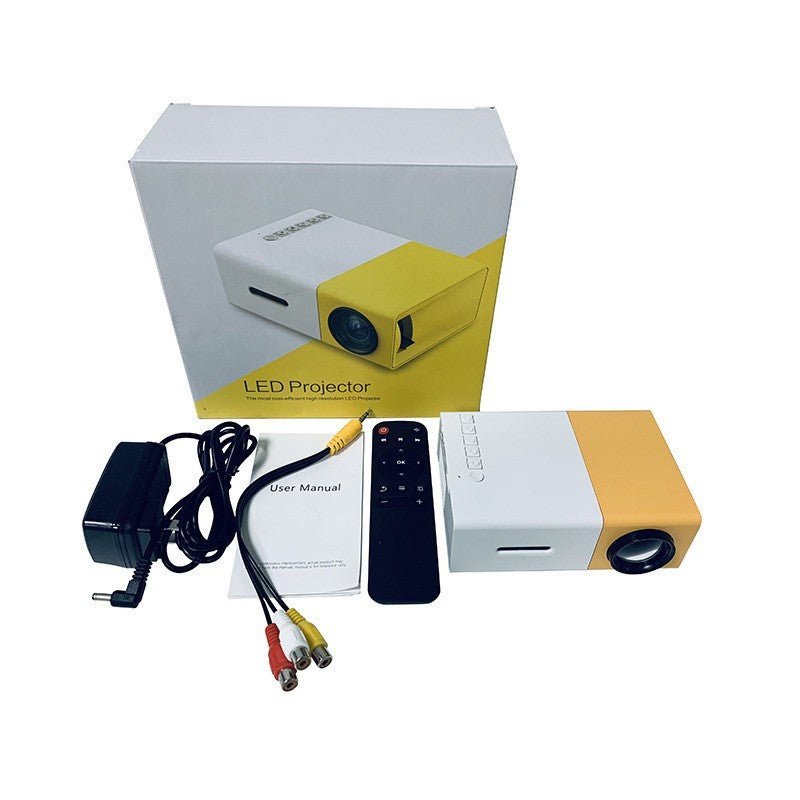 YG300 Mini Projector 2024 New YG300 Mini LED Projector Yg300 Upgraded Version 1000 Lumen 320x240P HDMI-compatible USB Audio Home Media New YG300 Mini LED Projector Yg300 Upgraded Version 1000 Lumen 320x240P Mini Best Projector