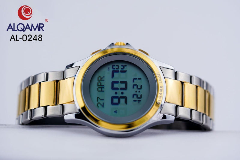 Alqamr AL-0248 Digital Watch – Sleek Stainless Steel Design