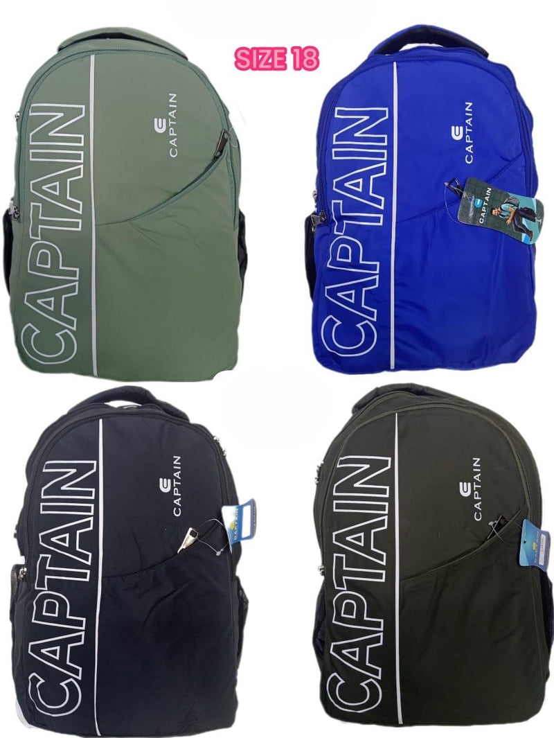 Captain Backpack-21543, Size 18 - Durable and Stylish Daypack