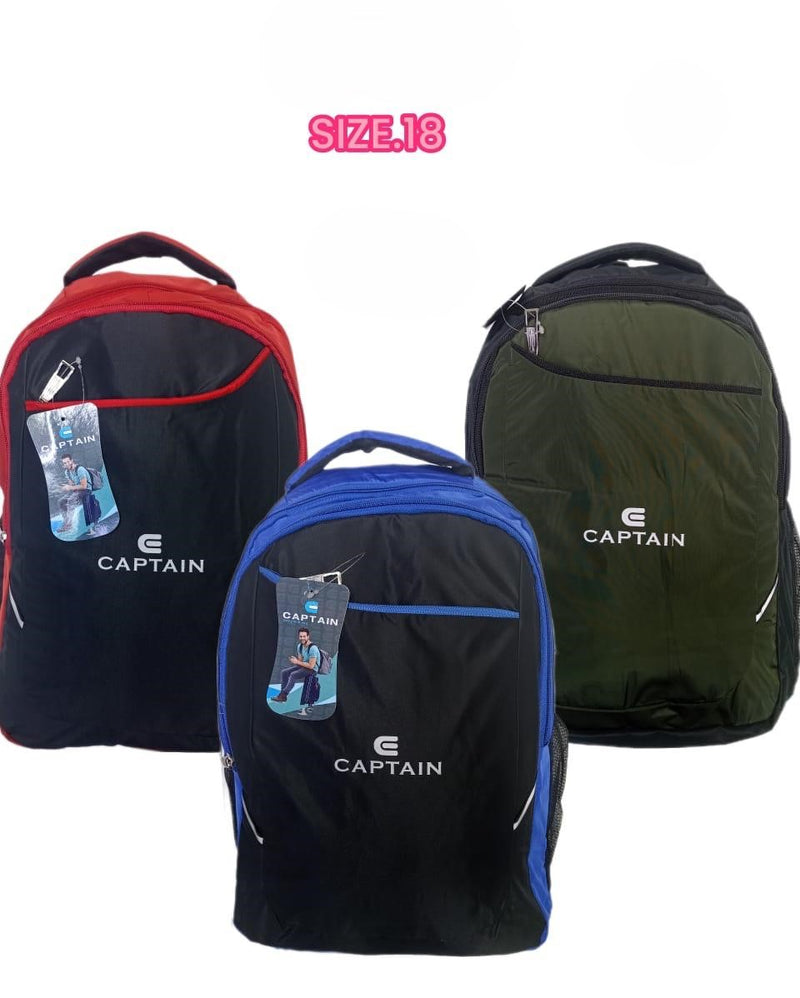 ZX.2308 Captain Backpack Size 18 - Durable and Professional Backpack