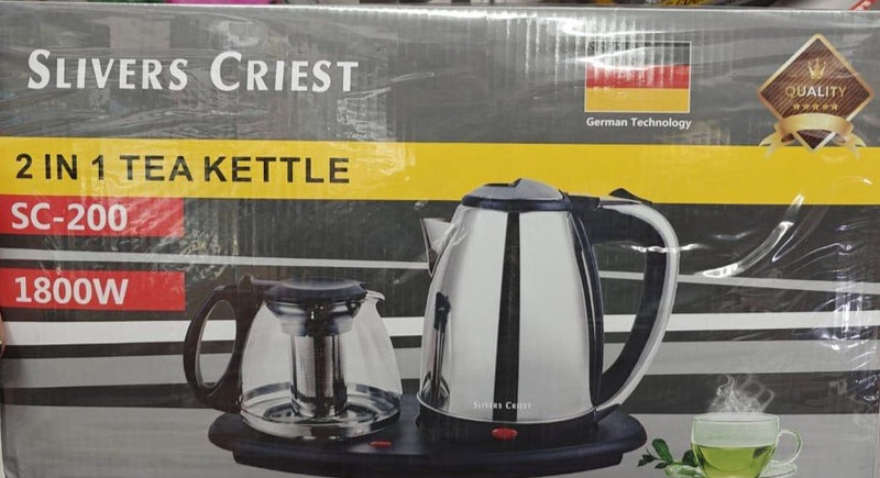 Versatile 2-in-1 Tea Kettle with German Technology - Silver Crest SC-200