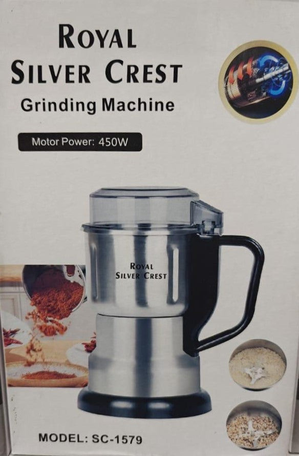 Powerful 450W Grinding Machine - Royal Silver Crest SC-1579