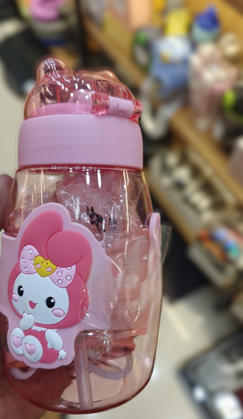 Hello Kitty Water Bottle for Kids - Pink