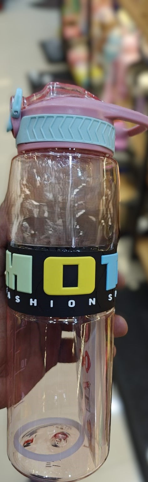 Stylish Sports Water Bottle with "HOT" Design