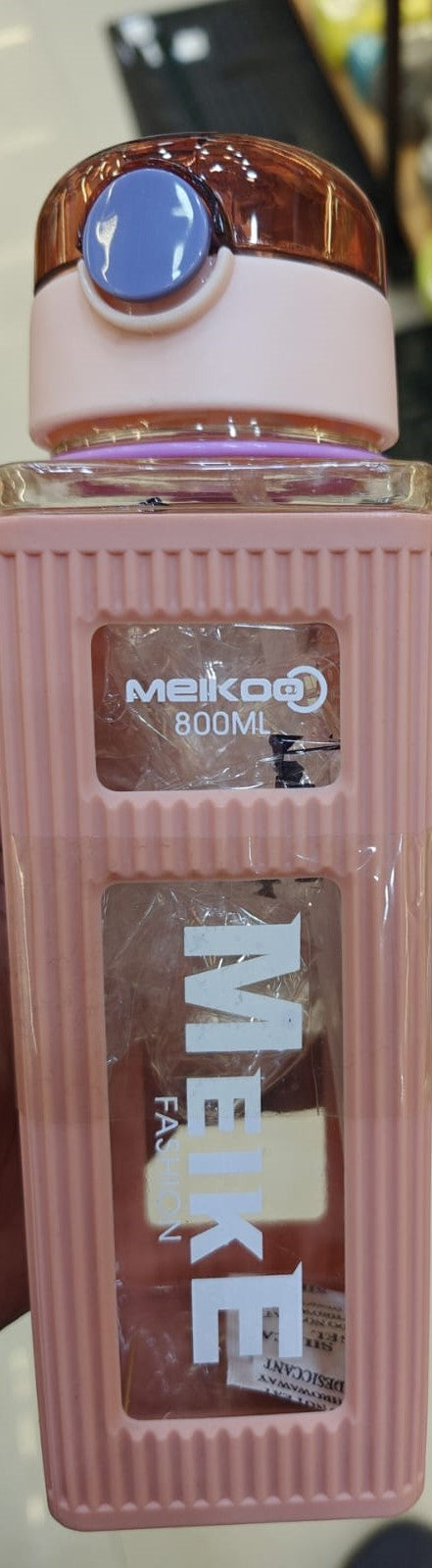 Meike 800ml Square Water Bottle with Unique Design