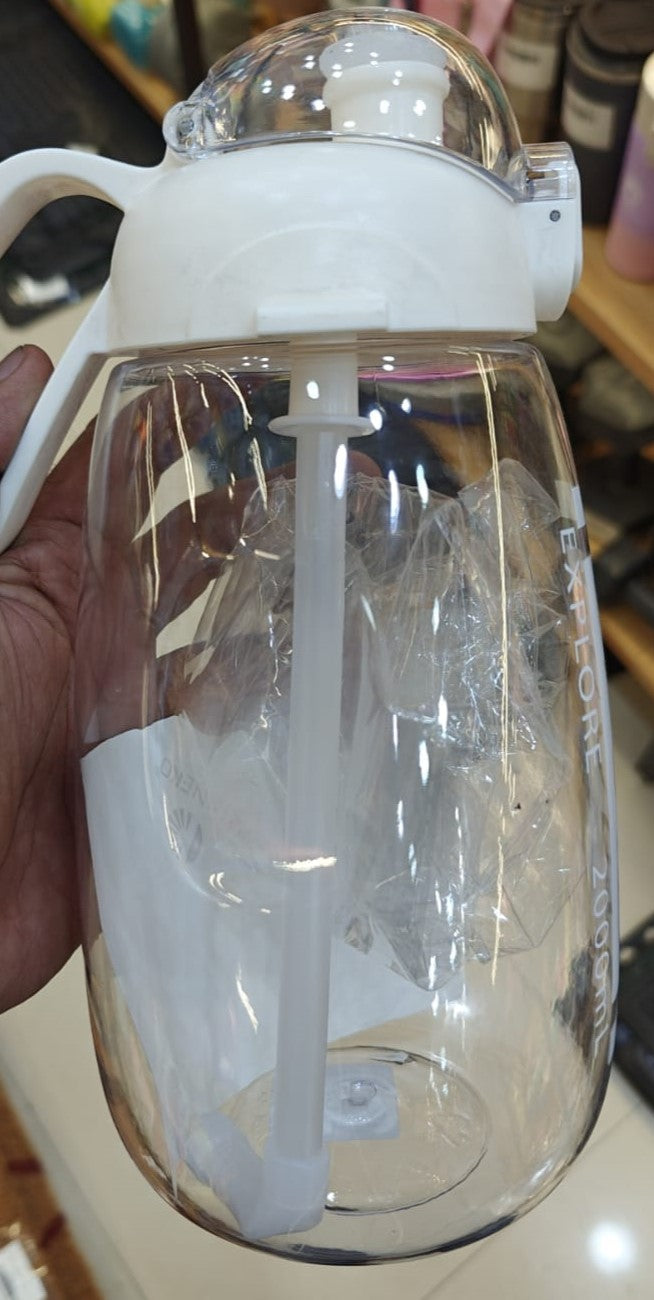 Stay Hydrated on the Go: Transparent Sports Water Bottle