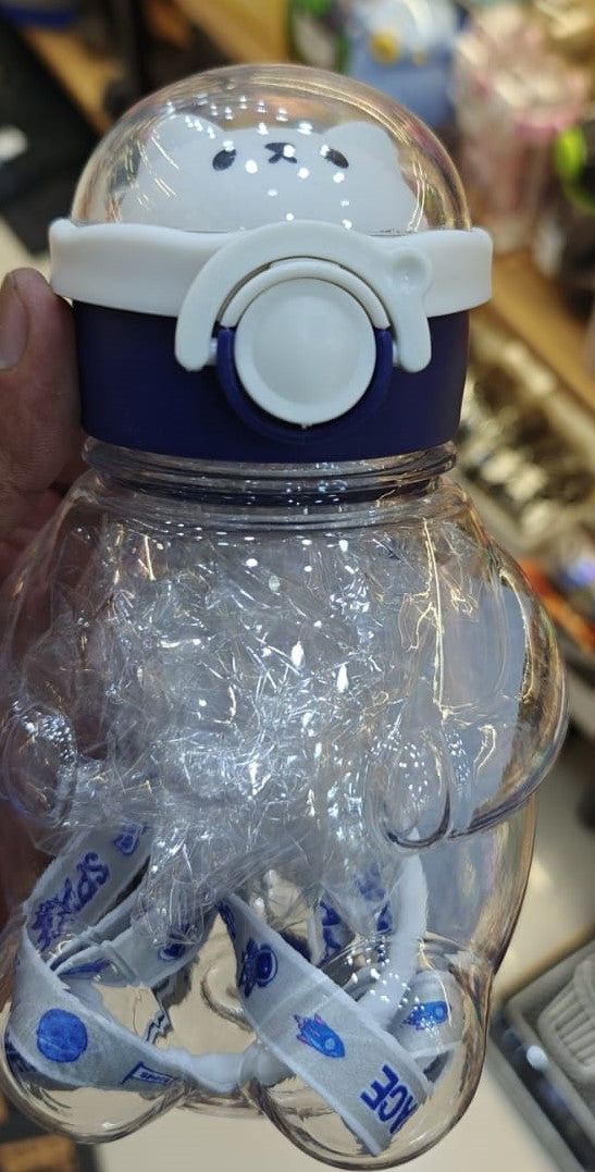 Adorable Bear-Shaped Water Bottle with Wrist Strap