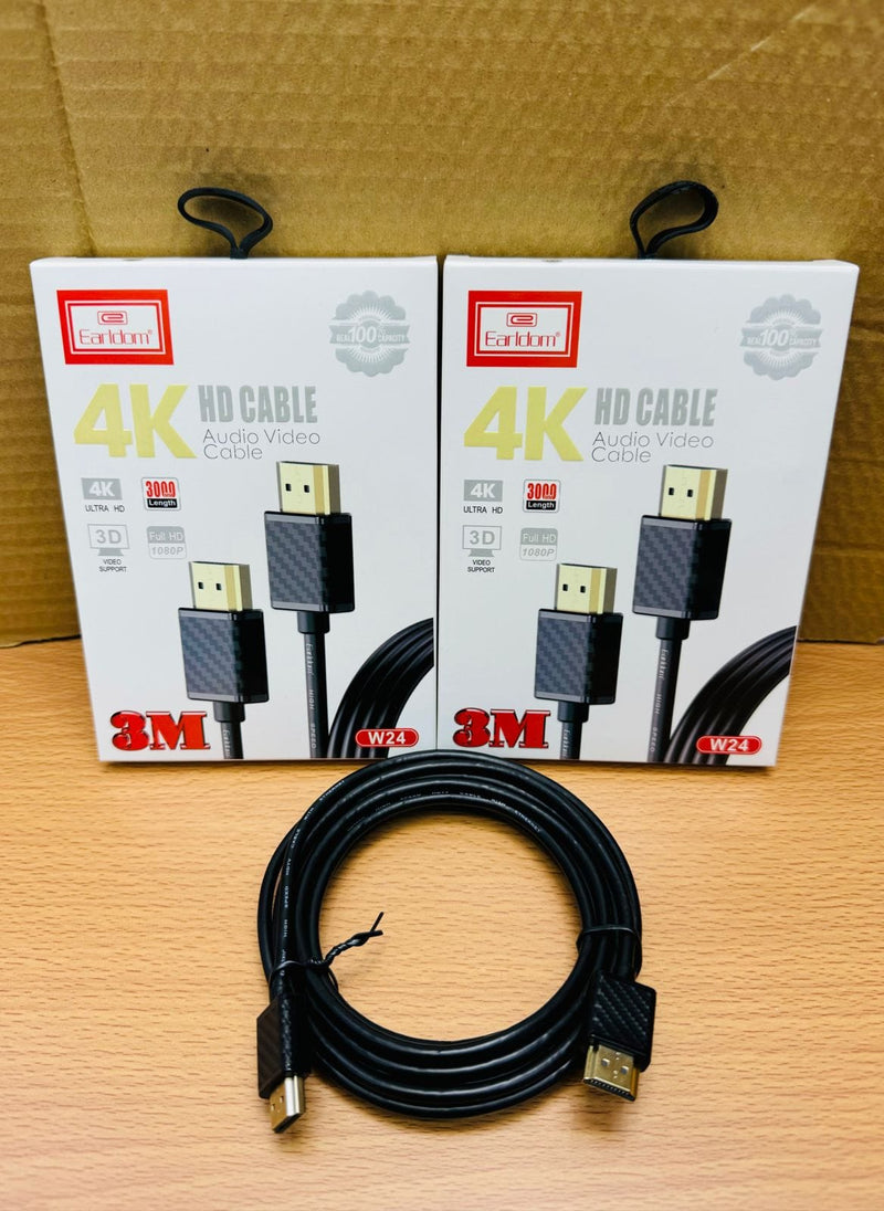 Earldom 4K HDMI Cable: Experience Ultra HD Visuals and Audio