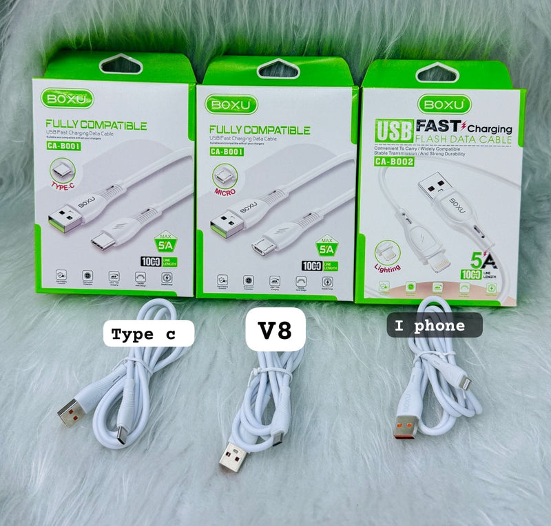 Boxu USB Fast Charging Data Cables: Power Up Your Devices, Fast