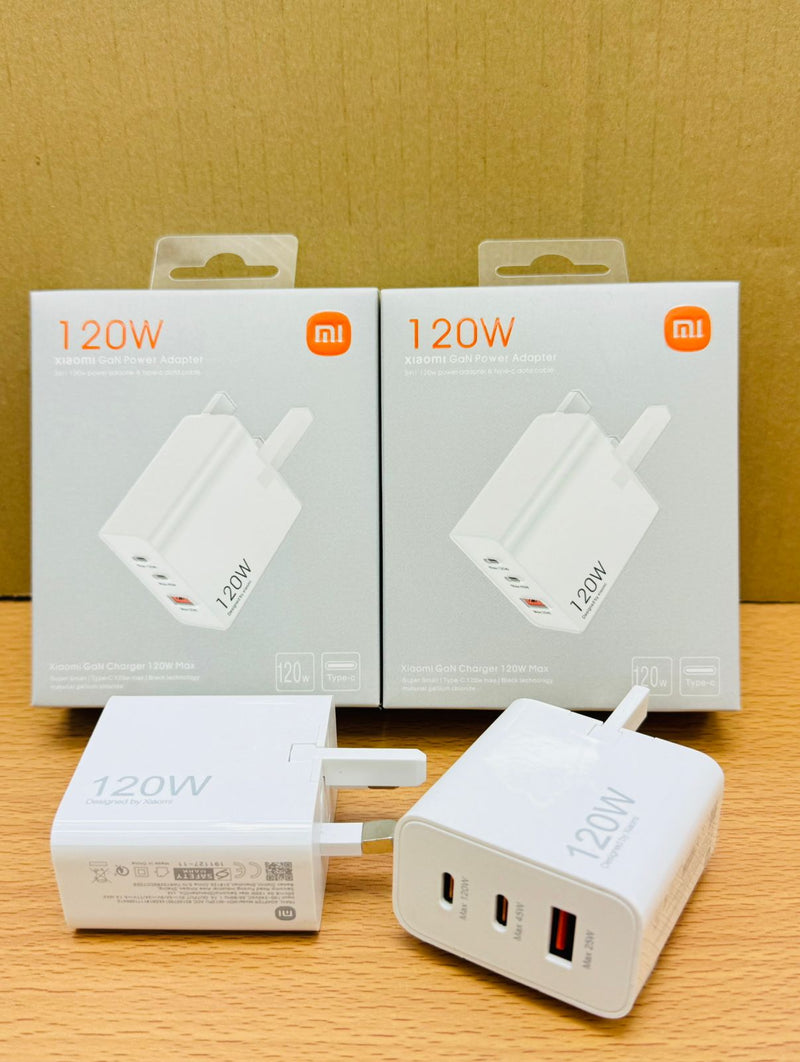 Xiaomi 120W GaN Travel Charger - Ultra-Fast Charging, Compact Design, Multi-Port