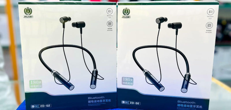 JNUOBI ZD-02 Bluetooth Headset - Wireless Neckband Earphones with Bluetooth 5.0