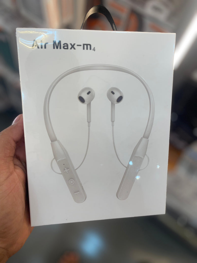 Air Max-m4 Wireless Neckband Headphones - Comfortable Fit, Clear Sound, Long Battery Life, Bluetooth Connectivity