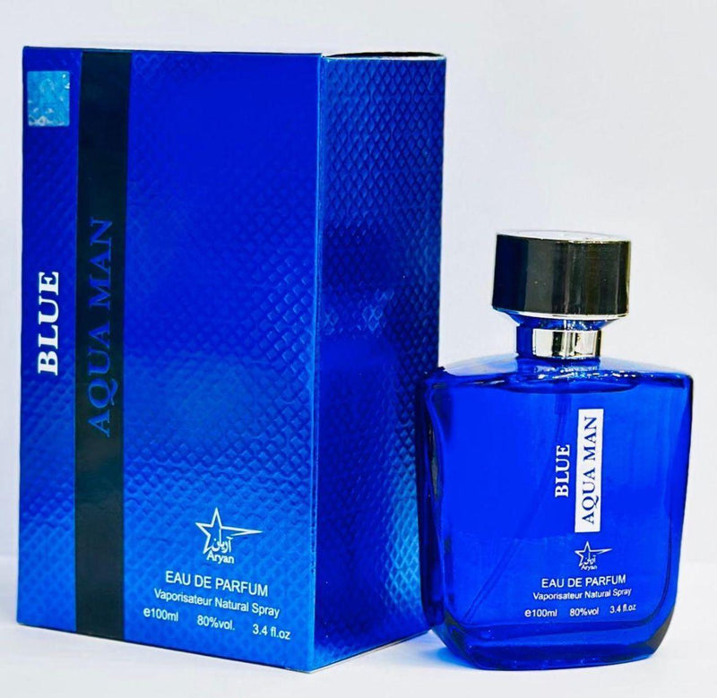 Blue Aqua Man Eau de Parfum | Vibrant and Aquatic Fragrance for Men | 100ml