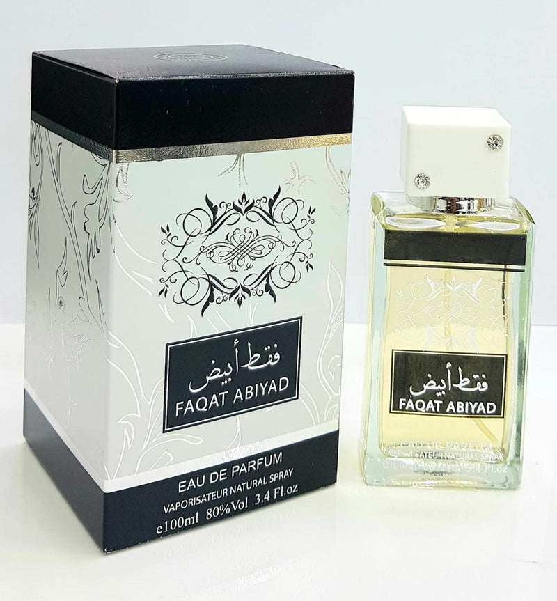 Faqat Abiyad Eau de Parfum | Arabian Oud Fragrance | 100ml