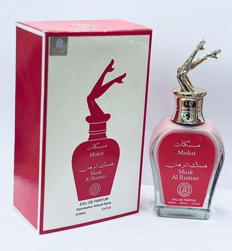 Miskat Musk Al-Ruman Eau de Parfum - A Vibrant and Fruity Fragrance for Women