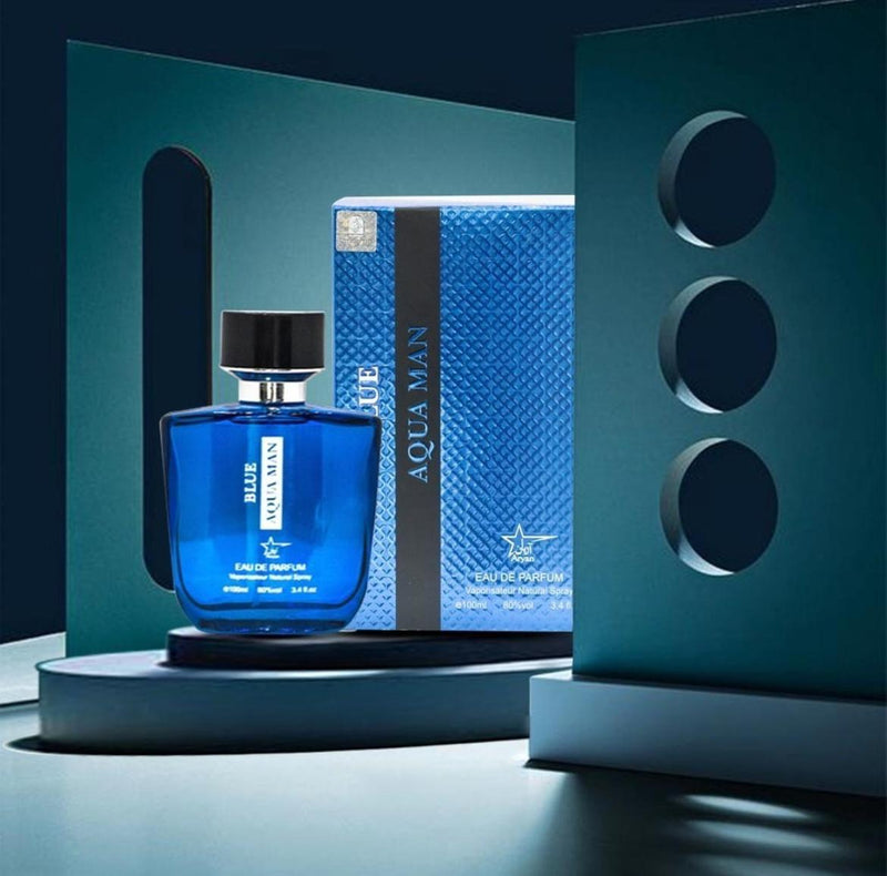 Blue Aqua Man Perfume - A Fresh & Aquatic Scent for the Modern Man