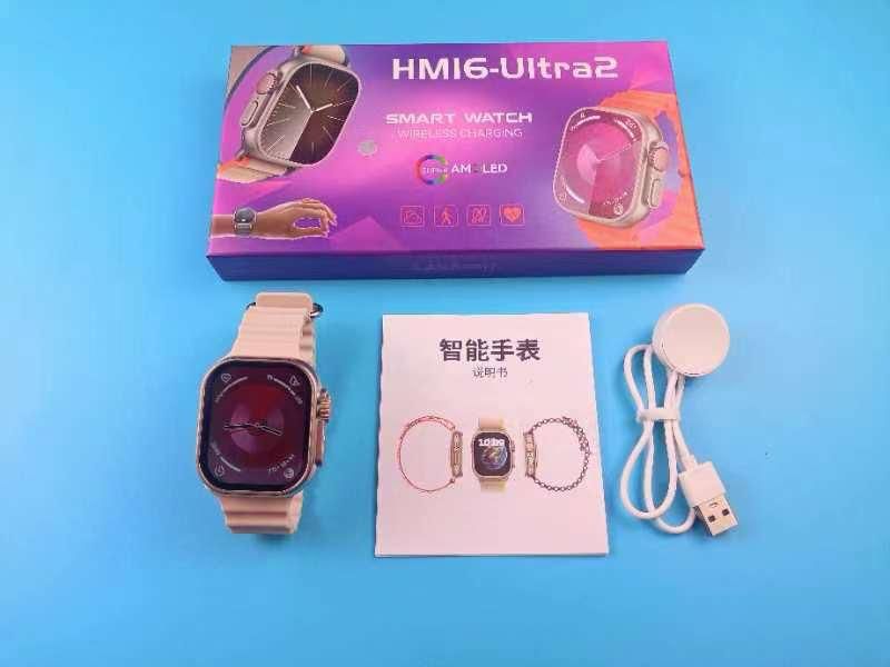 HMI6-Ultra2 Smartwatch: Wireless Charging, AM LED, Stylish Design