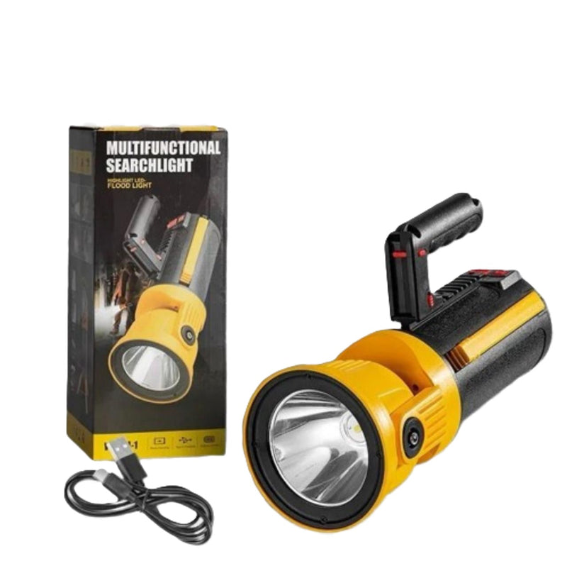 Rechargeable Multifunctional Searchlight with Powerful LED Light and USB Charging