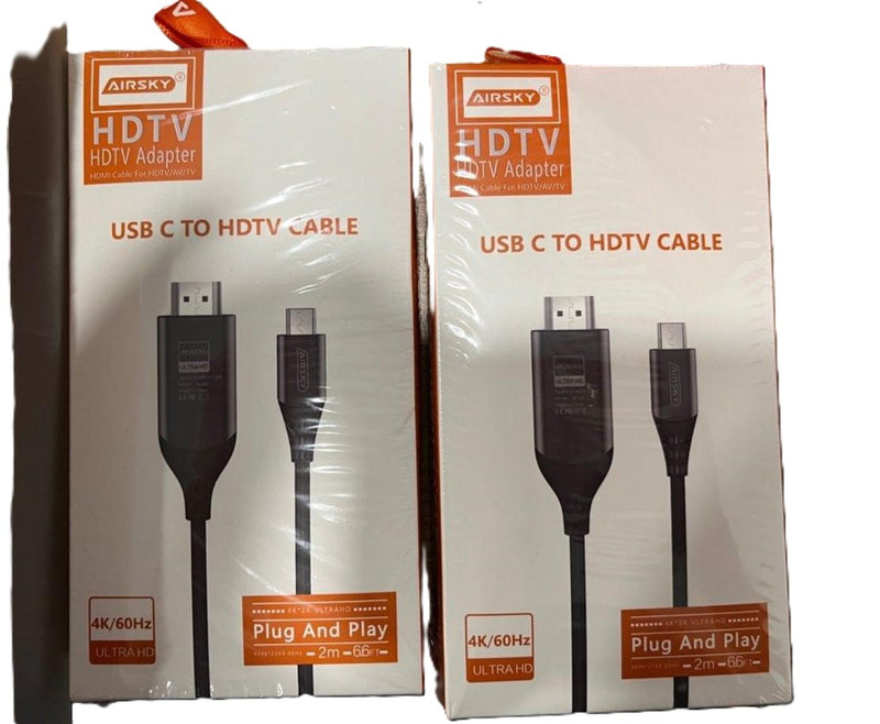 AIRSKY USB-C to HDMI Cable - 4K@60Hz Ultra HD Display