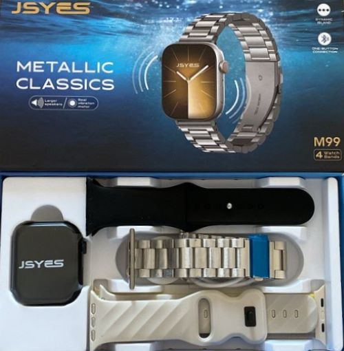 JSYES M99 Smart Watch – 1.85" AMOLED Display, Bluetooth Calling, Heart Rate & Fitness Tracker