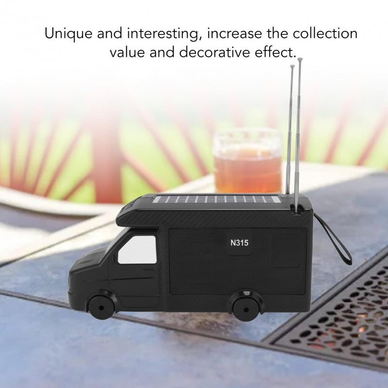 N315 Solar Wireless Speaker - Portable Bluetooth Speaker, FM Radio, TF Card Reader, Solar Charging, Outdoor Speaker