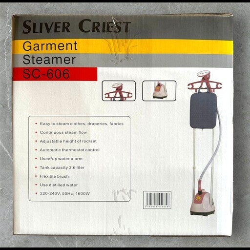 Powerful 1600W Garment Steamer - Silver Criest SC-606