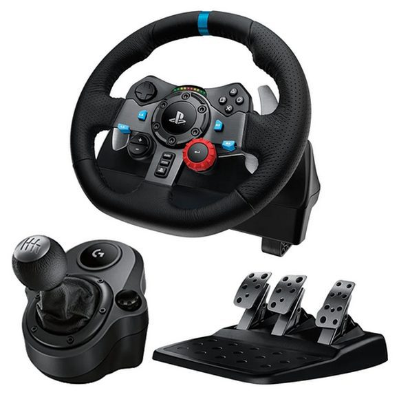 Logitech G29 Driving Force - Realistic Racing Wheel for PS5, PS4, and PS3