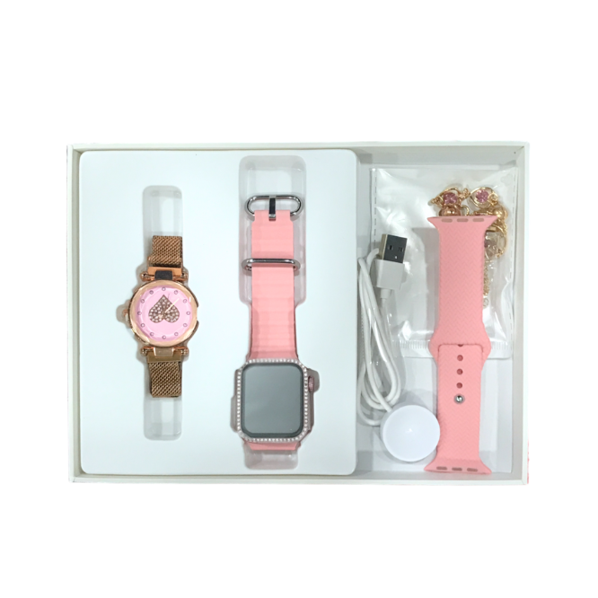 Elegant Smartwatch & Jewelry Combo Set - Perfect Accessory Gift