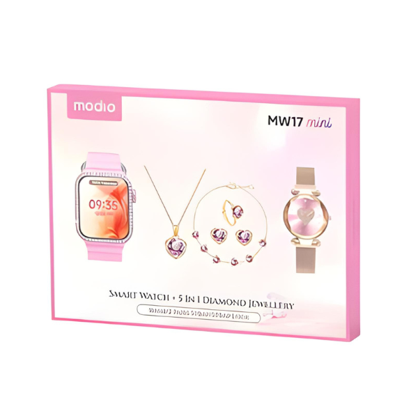 Elegant Smartwatch & Jewelry Combo Set - Perfect Accessory Gift