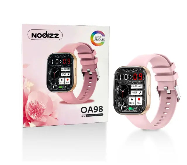 Nodizz Smartwatch OA98 with Advanced Health Tracking & Smart Features