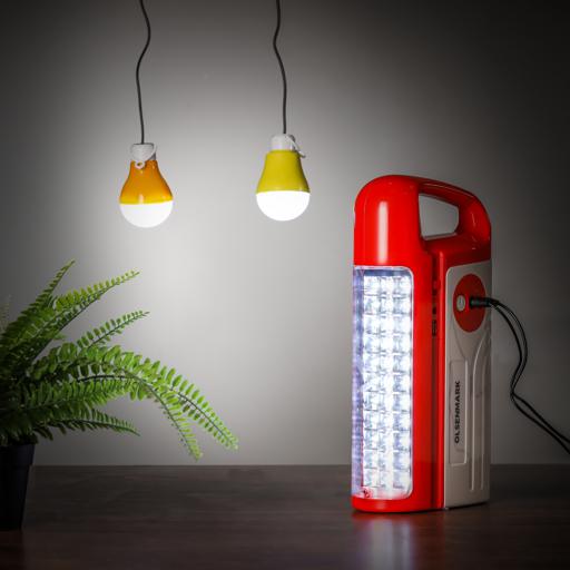 Rechargeble Led Lantern/Solar/33pc/2Bulb/PB1X10