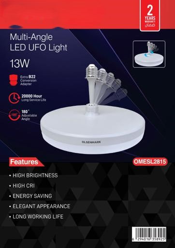 Multi-Angle LED UFO Light 1x60