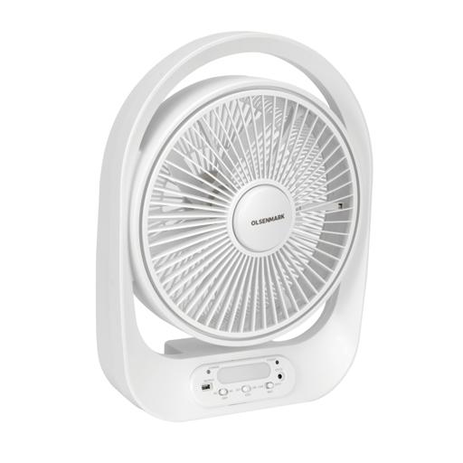 Desktop Rechble Fan With Led1x3