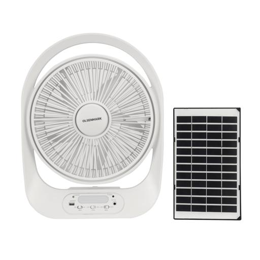 Desktop Rechble Fan With Led1x3