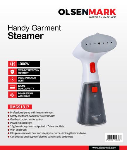 Handy Garment Steamer/1000w 1x8