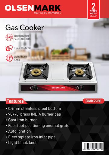 S/SDouble Burner/Brass India/Auto Ign1X1