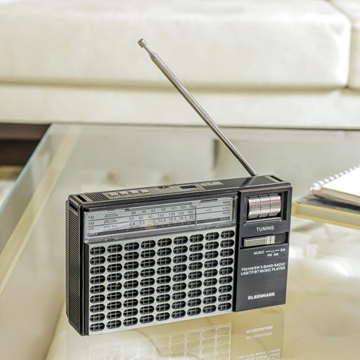 Fm/Am/Usb/Sd Rechargeale Radio 1x16