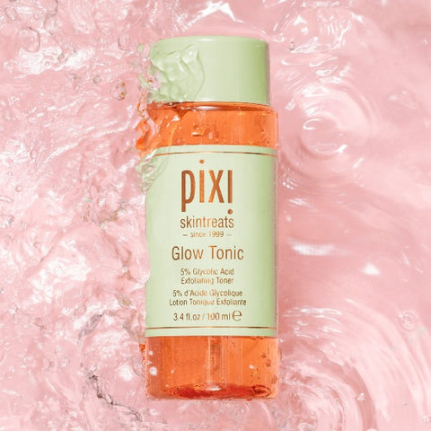 Pixi Skintreats Glow Tonic with 5% Glycolic Acid - Exfoliating and Brightening Facial Toner