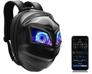 CRELANDER LED KNIGHT BACKPACK WITH APP & BLUETOOTH