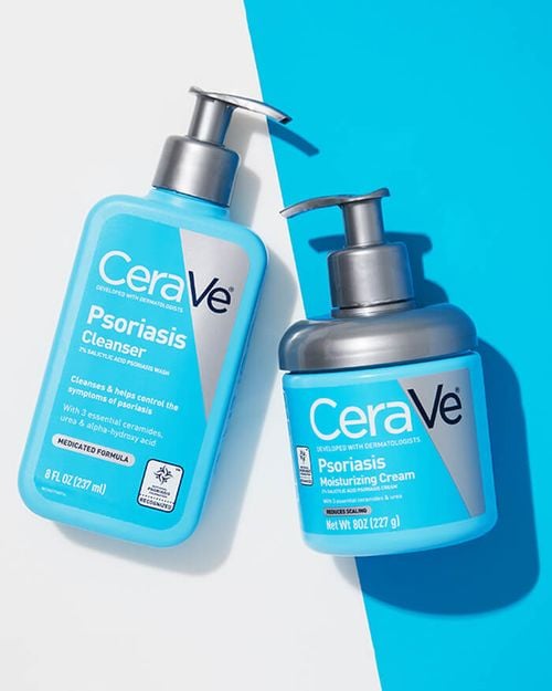 CeraVe Psoriasis Moisturizing Cream 8oz (227g) – Soothing Relief with Salicylic Acid & Niacinamide