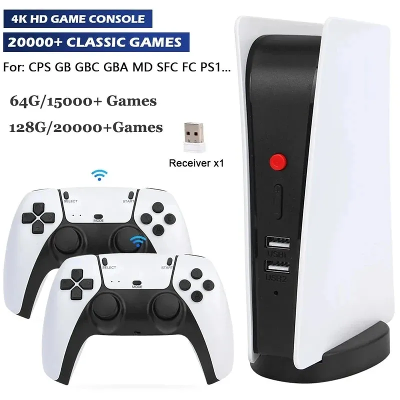 2.4G Wireless Game Station: 4K Classic Gaming Experience