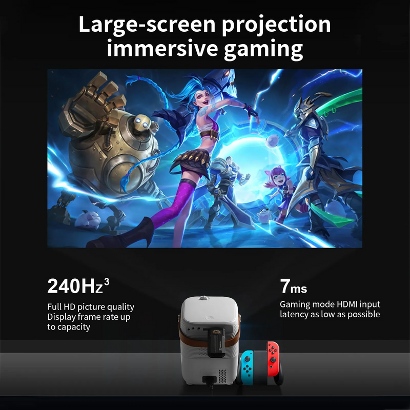 UMIIO Theater Portable Smart Projector | Home LCD LED Display