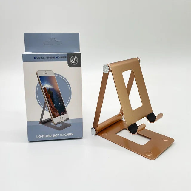 Portable Foldable Phone and Tablet Stand - Versatile and Adjustable